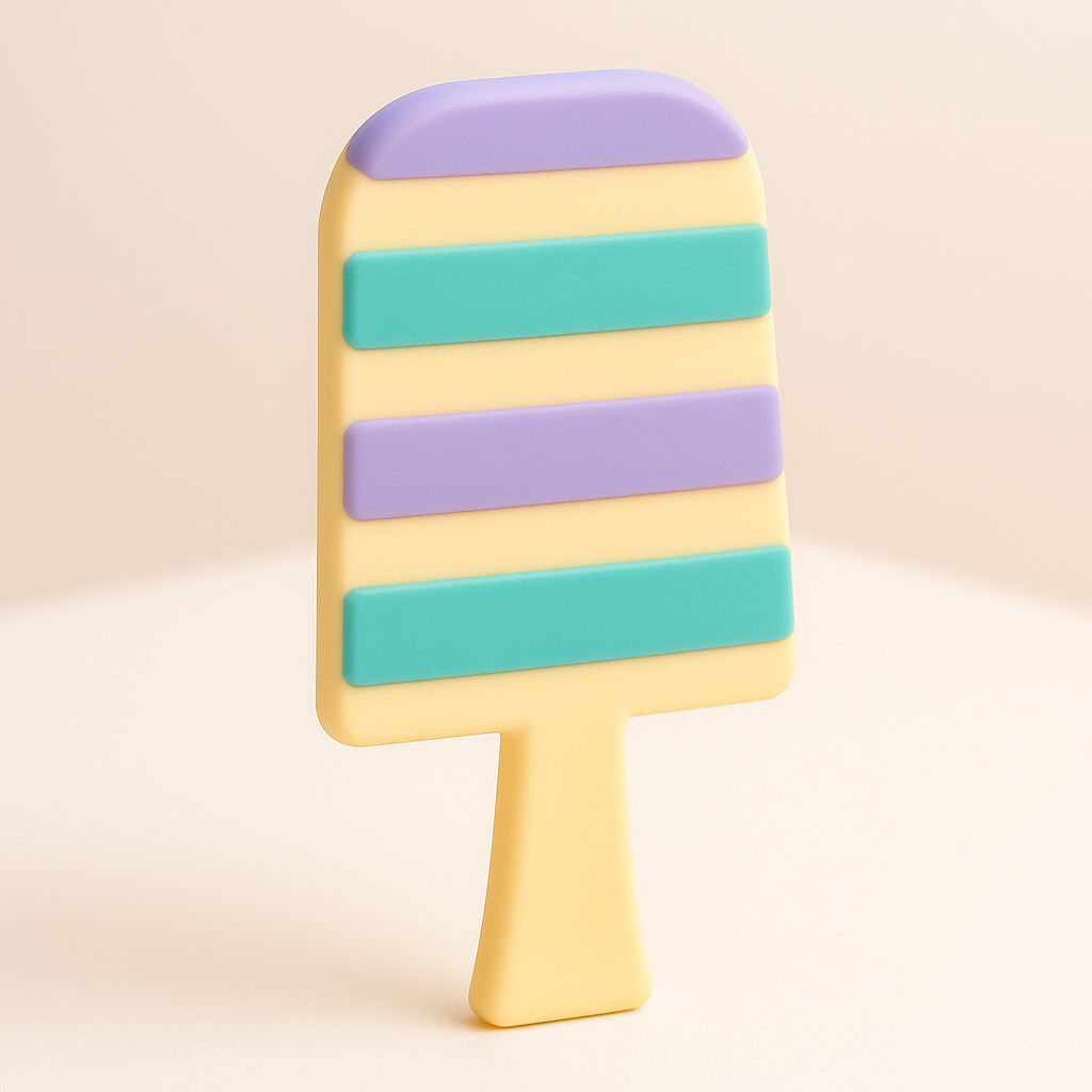 Ice-cream Bar Silicone Baby Teether 0 - 6 Months Old from Begin Baby Care