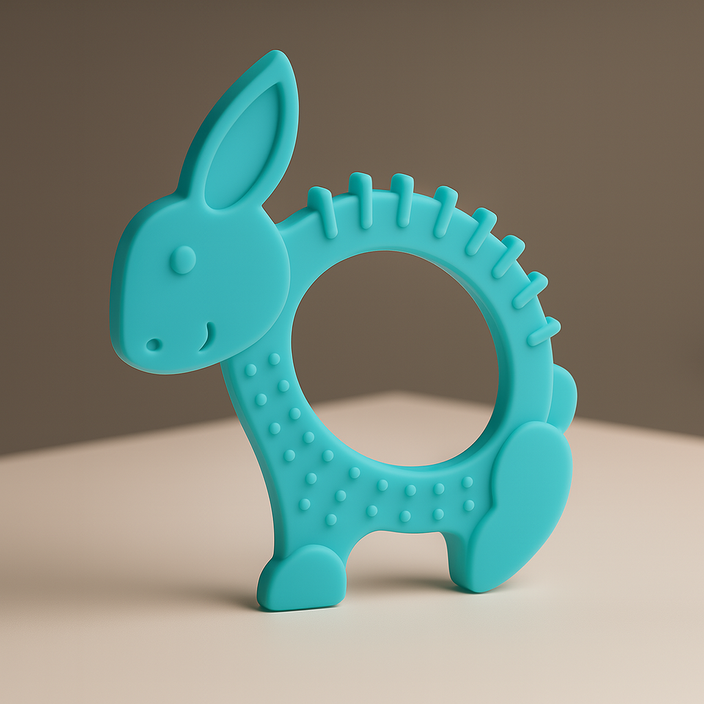 Blue Rabbit Silicone Baby Teether 0 - 6 Months Old from Begin Baby Care