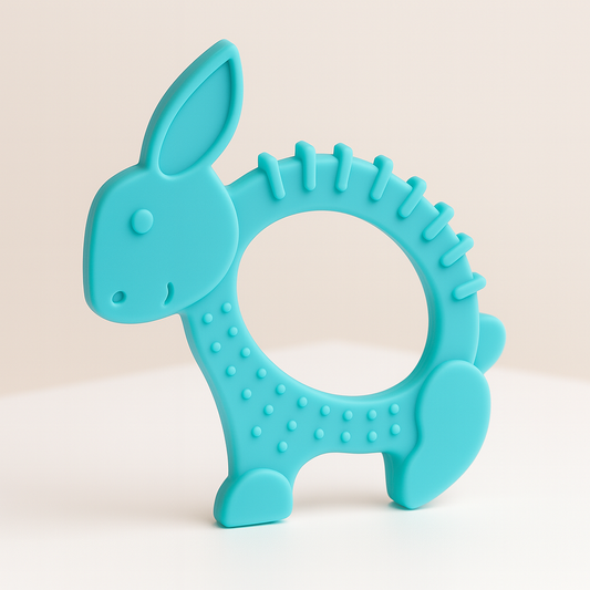 Blue Rabbit Silicone Baby Teether 0 - 6 Months Old from Begin Baby Care